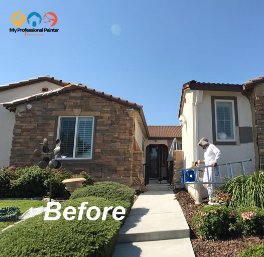 Exterior prep before painting
